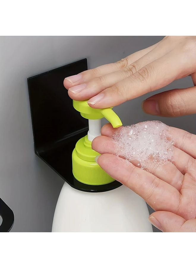 3pcs Stainless Steel Shampoo Gel Bottle Rack 27mm Suction Wall Hook For Kitchen Bathroom - Image 3