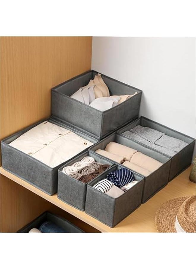 4PCS Drawer Organizer for Clothing Foldable Cloth Drawer Dividers, Washable Closet Organizer and Storage Bins for Clothes Underwear Pants Socks - pzsku/ZDE80F951722CB78FF7E9Z/45/_/1729050307/7377e3dd-8b69-4603-9e81-b94e9dbd8005