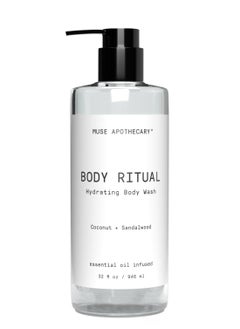 Muse Apothecary Body Ritual Hydrating - Coconut Sandalwood Body Wash for Women & Men - Essential Oil Infused Aromatherapy Body Wash - 32 Ounce - pzsku/ZDE8105198229CABDEF27Z/45/_/1740402203/1c428544-ad4d-4074-890b-a4fee9a3b24b