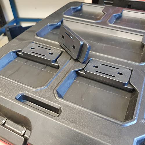 StealthMounts Packout Feet - 8 Pack Mounting Feet for Milwaukee Packout System | Milwaukee Packout Mounting Feet | Milwaukee Packout Mounts | Packout Adapter | Milwaukee Packout Feet | Made in UK - Image 4