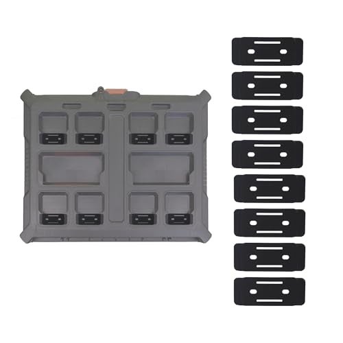 StealthMounts Packout Feet - 8 Pack Mounting Feet for Milwaukee Packout System | Milwaukee Packout Mounting Feet | Milwaukee Packout Mounts | Packout Adapter | Milwaukee Packout Feet | Made in UK - Image 1