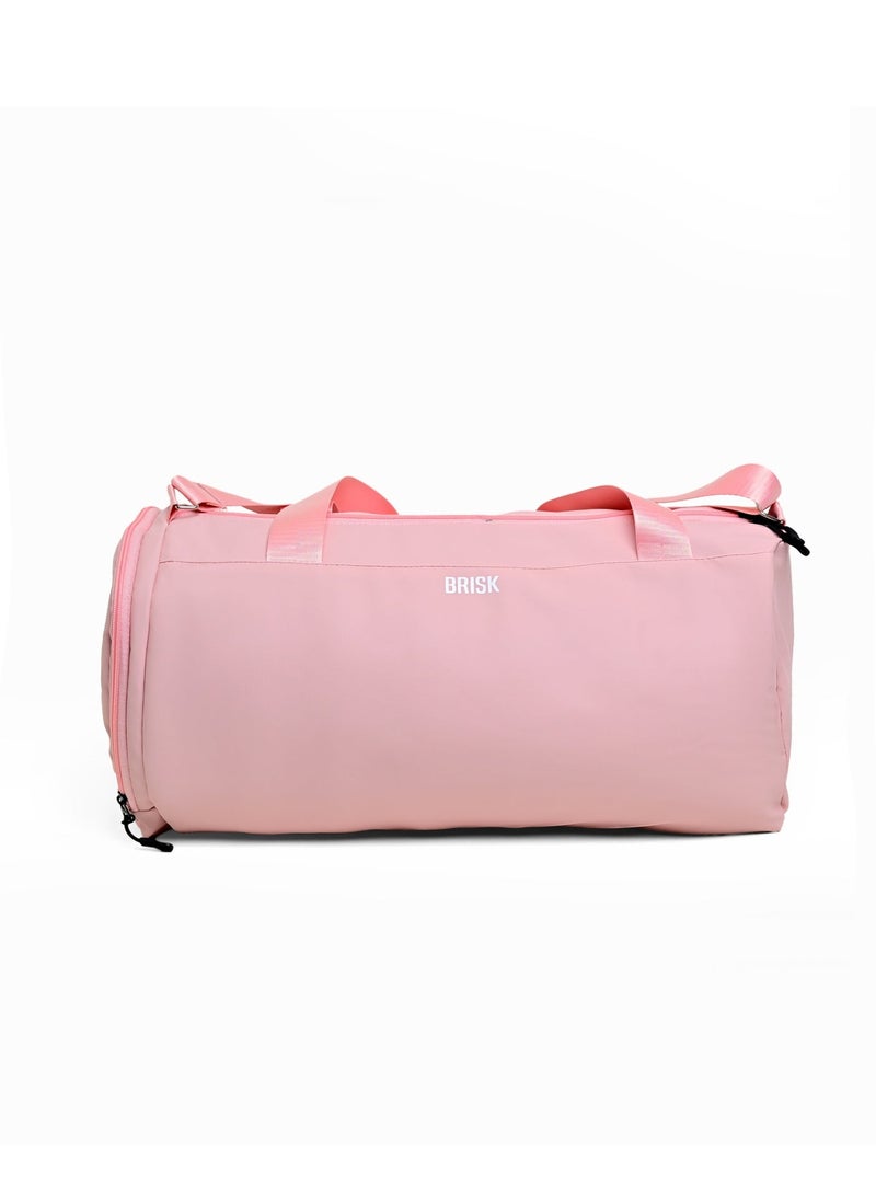 BRISK Stylish Waterproof Gym Bag – Large Sports Duffel With Shoe Pocket For Men & Women, Ideal For Travel & Workout - Image 1