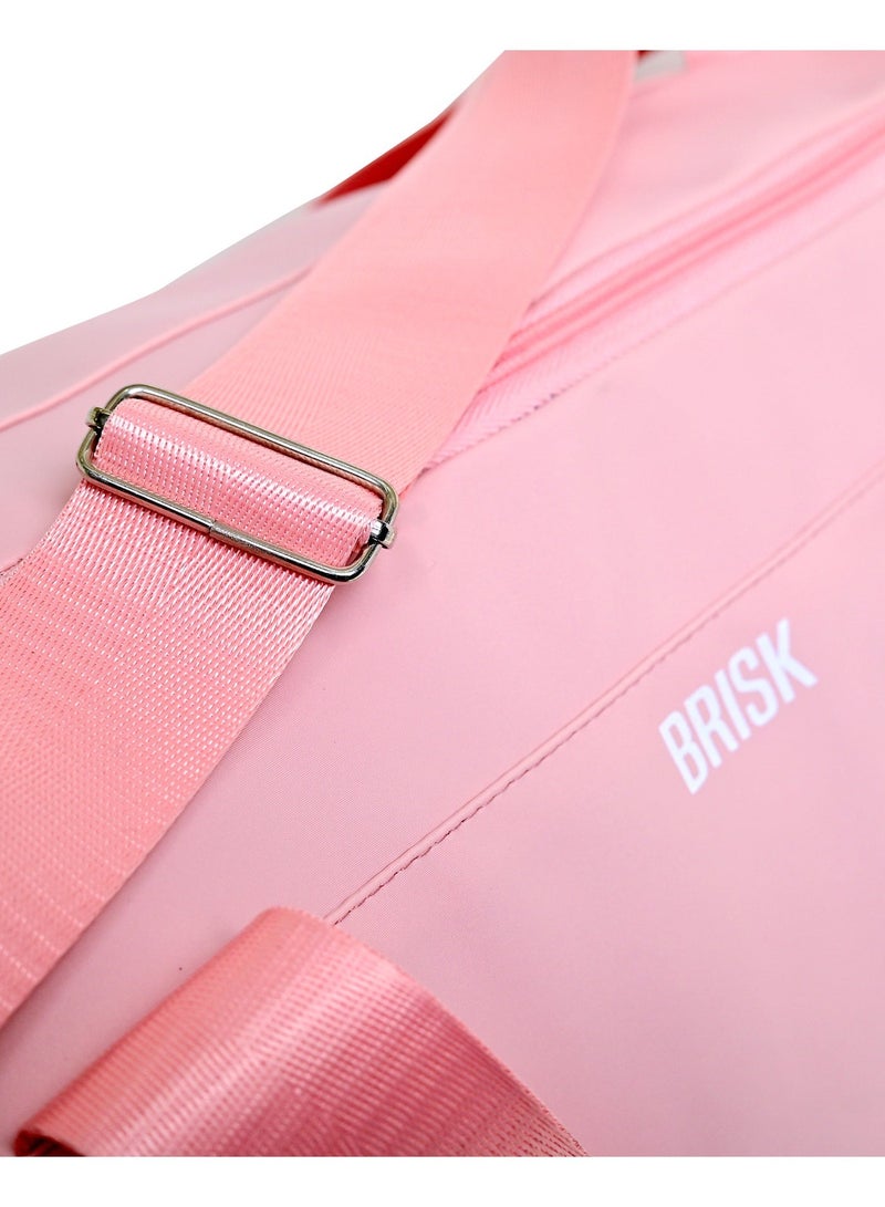 BRISK Stylish Waterproof Gym Bag – Large Sports Duffel With Shoe Pocket For Men & Women, Ideal For Travel & Workout - Image 5
