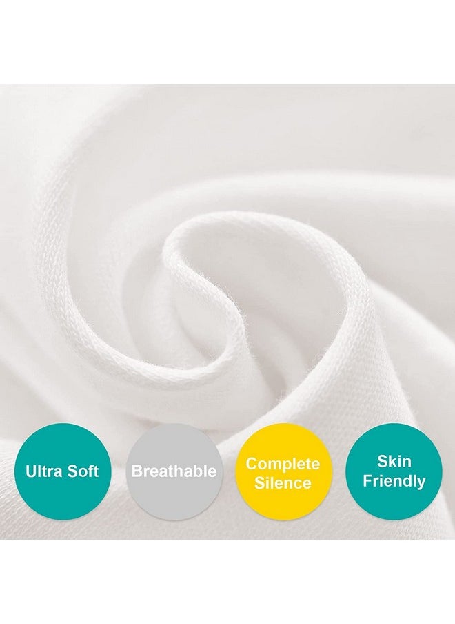 Biloban - 100% Cotton Bassinet Sheets Fit For Airclub, Amke 3 In 1 Bassinet, Newton And Bellababy Bassinet Bedside Sleeper, 2 Pack, Breathable And Soft Sheet For Baby, White - Image 1