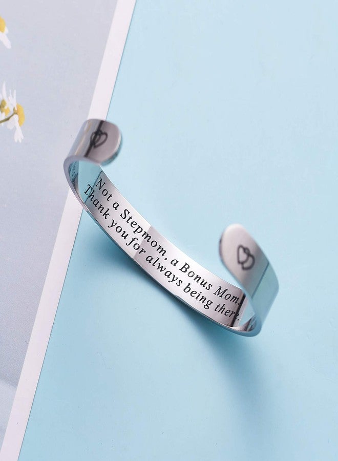 LParkin Bonus Mom Gifts Bracelet for Stepmom Thoughtful Gift For Step mother Cuff Bracelets Jewelry - Image 3