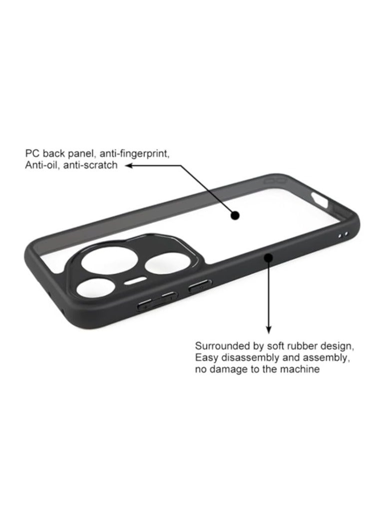 Huawei Pura 70 Pro Case, Military-Grade Drop Protection, Shock-Absorbing Corners, Yellowing Resistant, Scratch Resistant, Air Armor Clear Phone Cover for Huawei Pura 70 Pro Plus Clear Black - Image 3
