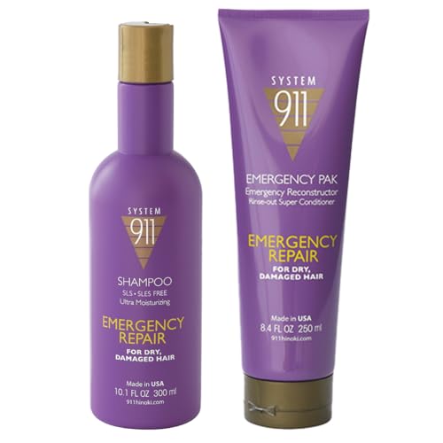 Hayashi System 911 Shampoo 10.1oz & Emergency Pak 8.4oz "Set" - Image 1