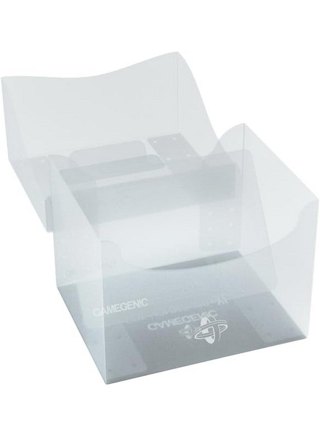 جم جينيك حامل جانبي 100+ XL صندوق سطح غير رسمي | تخزين بطاقة بأكمام مزدوجة مع مقسم بطاقات مرن | واقي بطاقة بريميوم | تقنية الكوبرا للرقبة | يحمل ما يصل إلى 100 بطاقة | لون واضح | صنع - Image 4