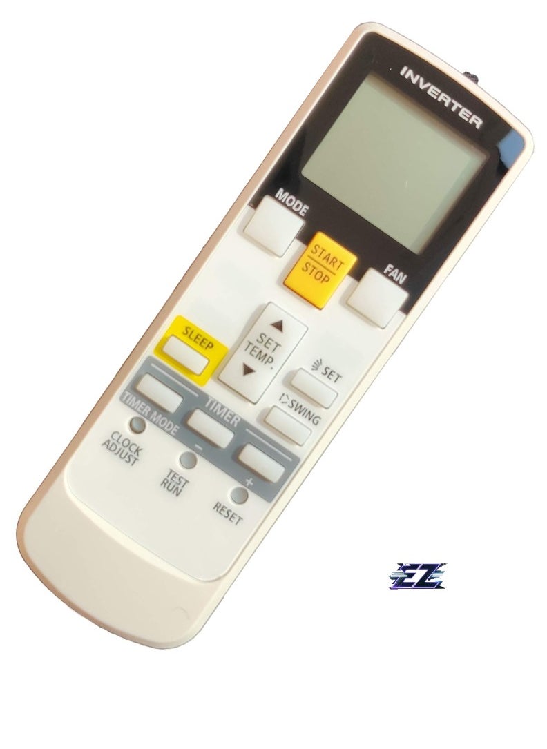 Air Conditioner Remote Control Compatible with General Split/Window Air Conditioner (AC-107C) – Battery Included