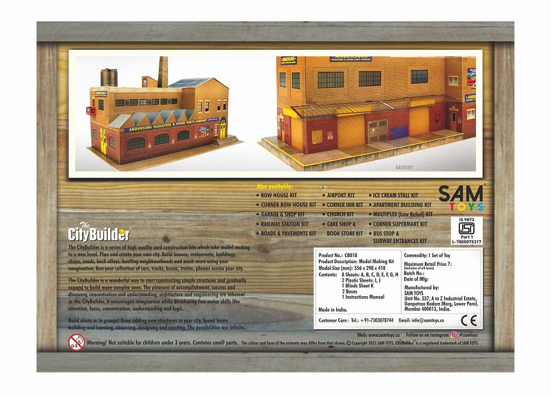 The CityBuilder Factory Model Making Kit - Image 2