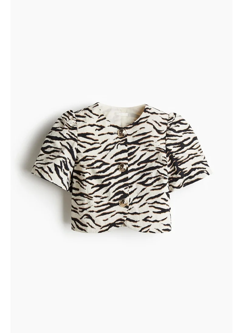 H&M Puff-sleeved blouse