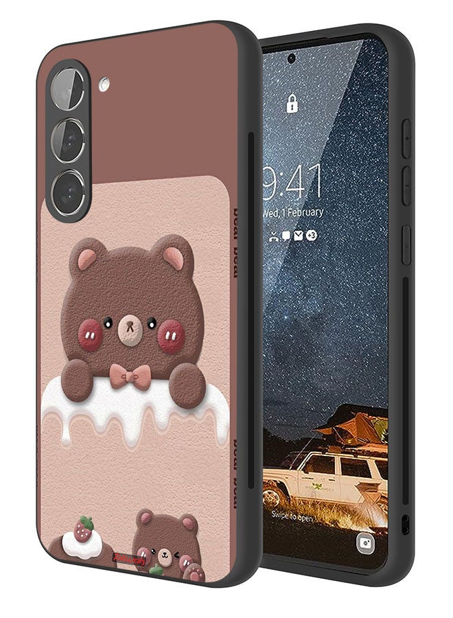 Tolwak Samsung Galaxy S23 5G Protective Case Cover Bear Strawberry - Image 1