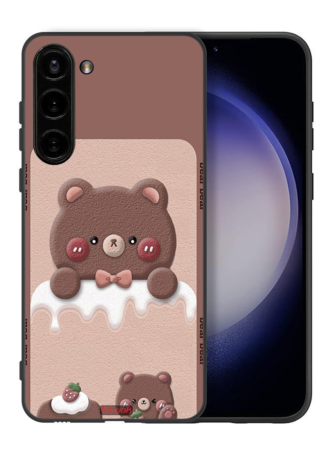 Tolwak Samsung Galaxy S23 5G Protective Case Cover Bear Strawberry - Image 2