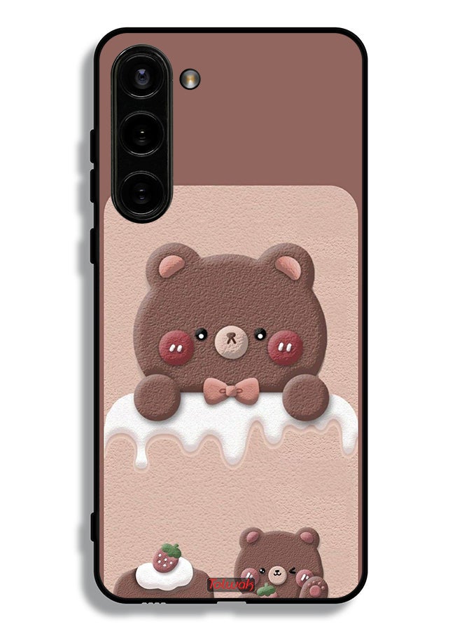 Tolwak Samsung Galaxy S23 5G Protective Case Cover Bear Strawberry - Image 3