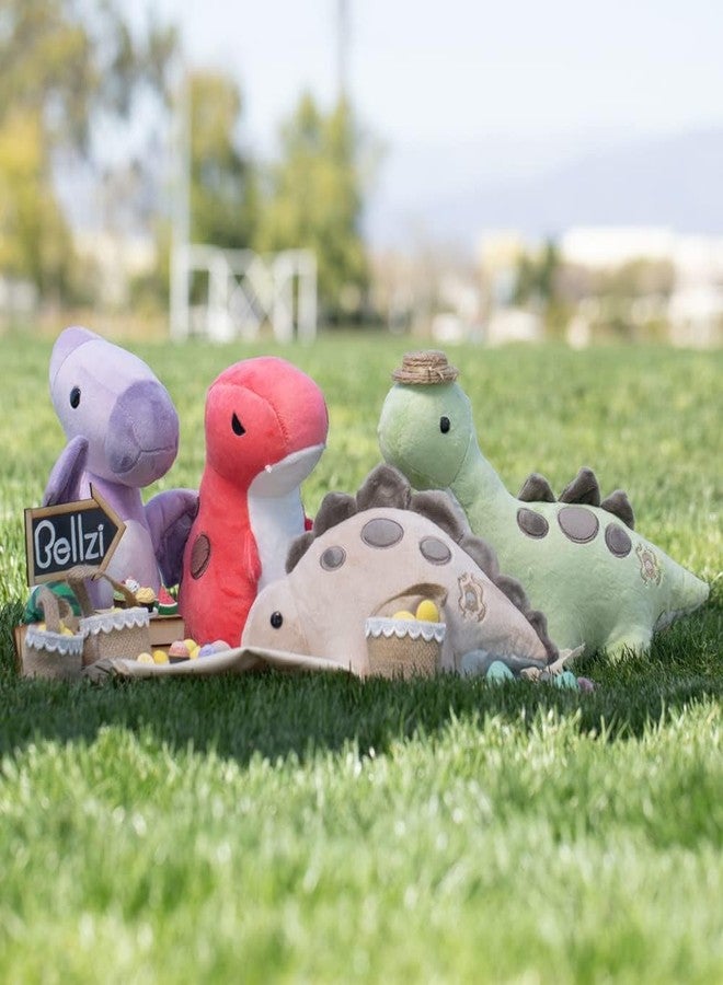 Bellzi Triceratops Cute Stuffed Animal Plush Toy - Adorable Soft Dinosaur Toy Plushies and Gifts - Perfect Present for Kids, Babies, Toddlers - Seri - Image 4