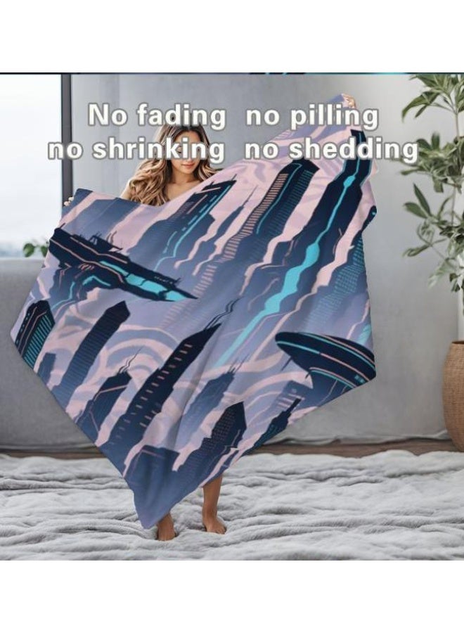 عام بطانية رقيقة من الفانيلا الكرتونية للأطفال والرضع (دافئة ومريحة، ومناسبة للنوم والألعاب) 70 سم * 100 سم - Image 1