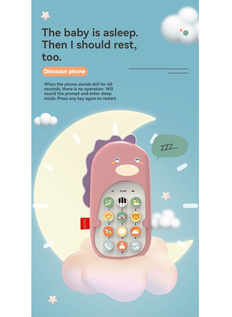 general Silicone Mobile Phone Toy, Toddler Cell Phone,Educational Kids Play Phone, Musical, Colorful and Educational Kids Play Phone,With Light Music for Babies 6 Months + - Image 3