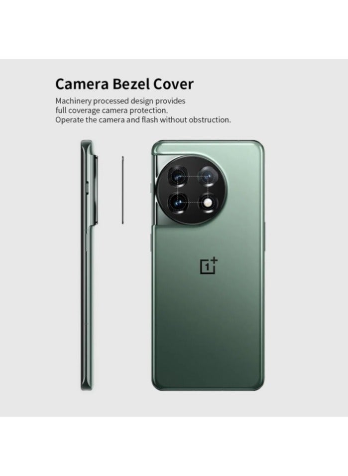 واقي عدسة الكاميرا لهاتف OnePlus 11 5G من الزجاج المقوى بدرجة صلابة 9 عالي الدقة ومضاد للخدش وخالٍ من الفقاعات - Image 4