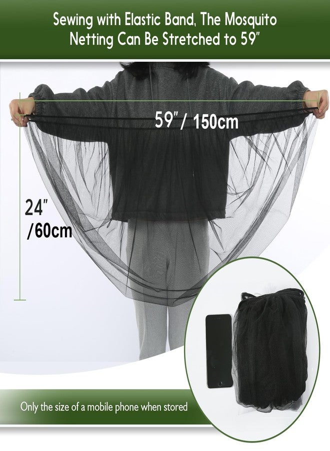 AMORBASE Universal Stroller Mosquito Net, Bug Net Cover for Stroller, Bassinets, Cradles, Playards, Pack N Plays and Portable Mini Crib, Durable Baby Insect Netting Infant Essential (1, Black) - Image 4