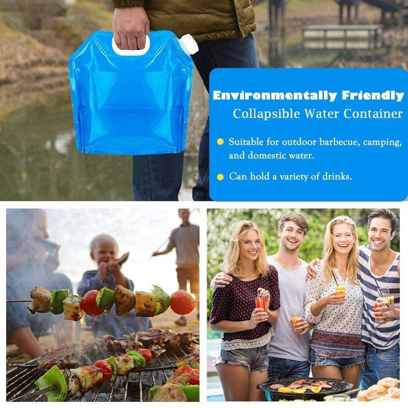 MURCY Portable Collapsible Water Storage Tank: The Ultimate Water Container for Camping, Hiking, and Survival (5 Liter, White) - Image 5