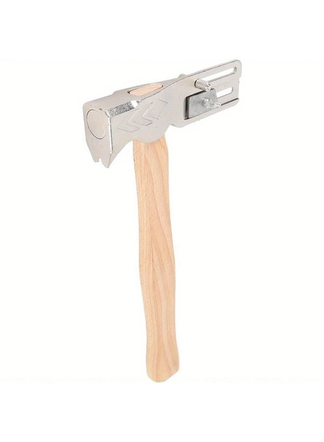 1 Pack Magnetic Roofing Hammer Axe Hacha Para Roofing 1 Model Ergonomic Wood Handle - Image 3