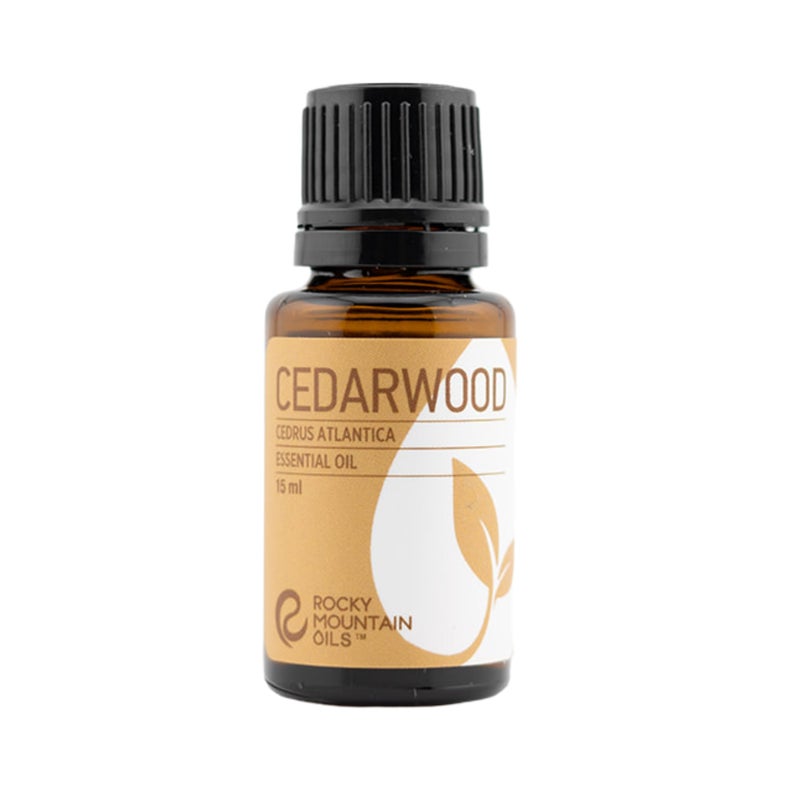 Rocky Mountain Oils Cedarwood Essential Oil - 100% Pure & Natural Aromatherapy Grade | Topical Oil for Hair Care and Skin Care, | Ideal for Diffusers, Massage & DIY Products | 15ml Bottle - Image 1