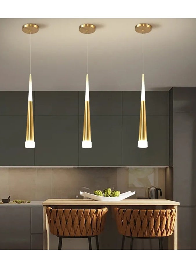Best Power - LED Ceiling Light with 3 Lighting Levels - 6961-GD LED Pendant Light Dimmable Ceiling Light Elegant Ceiling Lighting Suitable for Bedrooms, Living Rooms, Dining Rooms, Entryways - Image 1