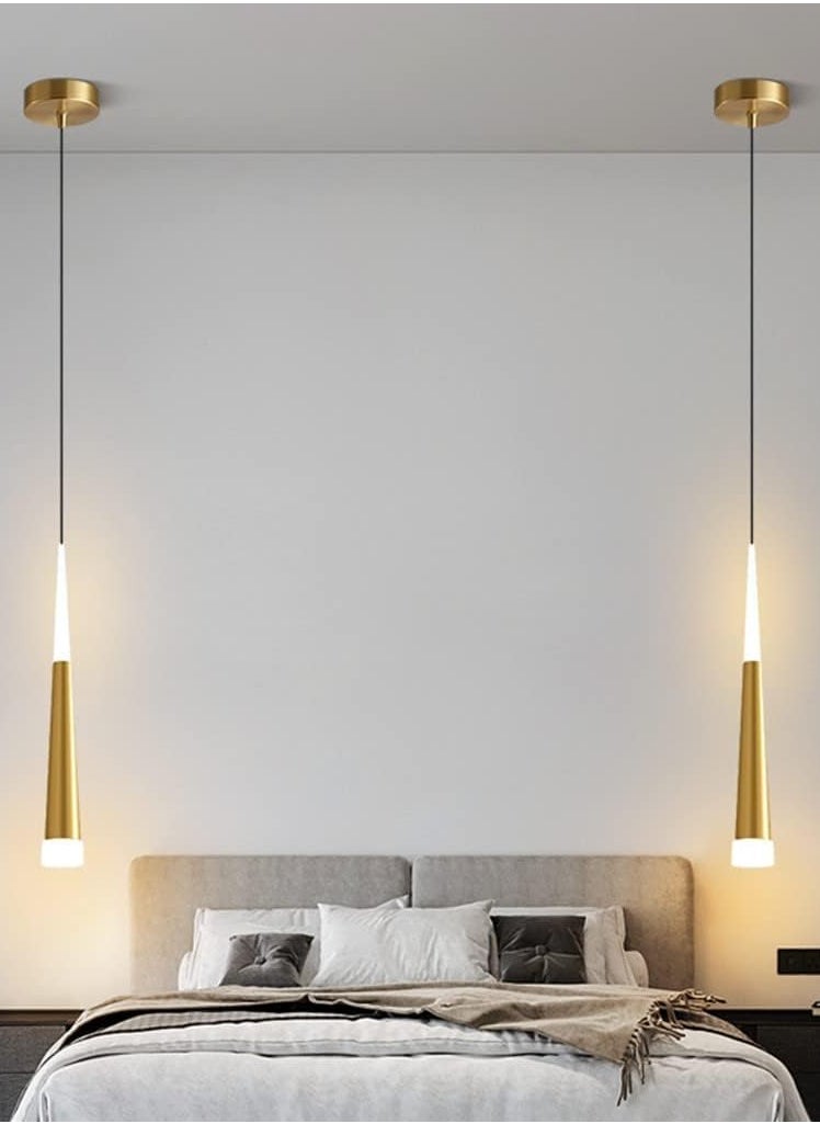 Best Power - LED Ceiling Light with 3 Lighting Levels - 6961-GD LED Pendant Light Dimmable Ceiling Light Elegant Ceiling Lighting Suitable for Bedrooms, Living Rooms, Dining Rooms, Entryways - Image 1