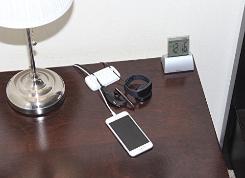 ENVISIONED Heaviest Cable Organizer on The Market! Compact and Weighted Desktop Cord Holder and Cable Organizer, Eco-Friendly Silicone, No Bad Smell, Bundled with 4 Reusable Cable Ties! (White) - Image 4