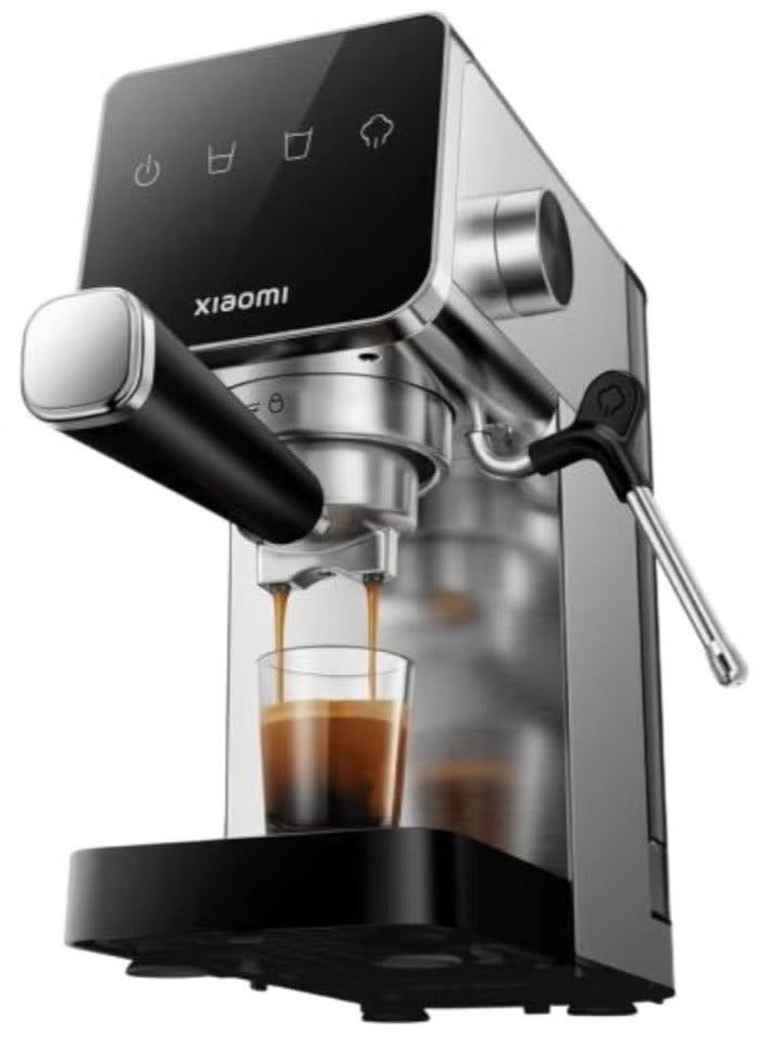 Xiaomi Semi Automatic Espresso Machine, Milk Frother 20bar Pump 0.9L Stainless Steel CME003 0.9 L 1350 W BHR9798EU Silver - Image 3