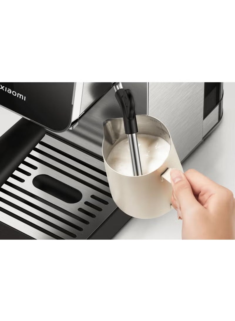 Xiaomi Semi Automatic Espresso Machine, Milk Frother 20bar Pump 0.9L Stainless Steel CME003 0.9 L 1350 W BHR9798EU Silver - Image 5