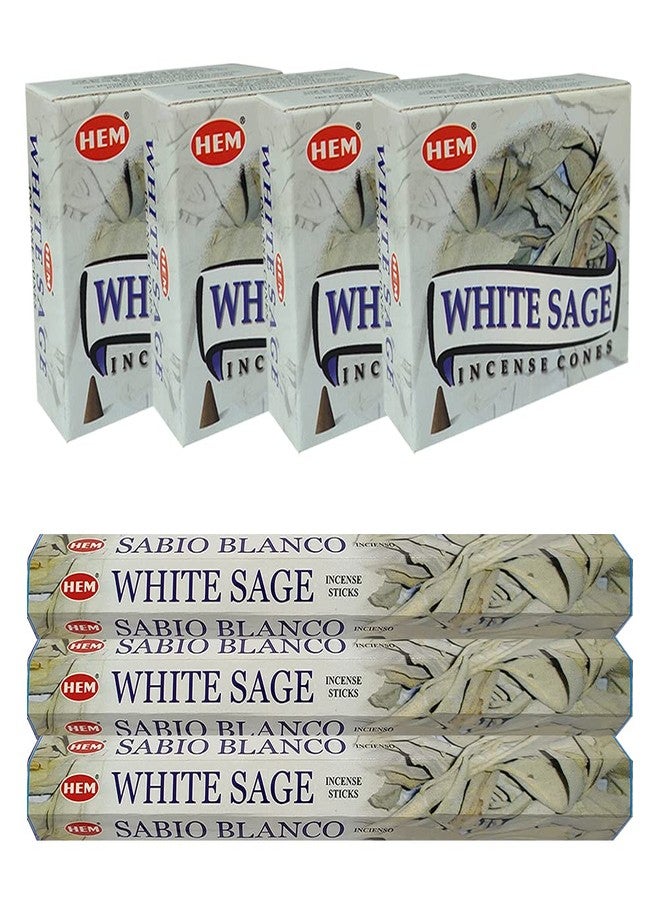 TRUMIRI White Sage Incense Sticks and Cone Incense Holder Variety Pack Bundle insence insense insienso - Image 3