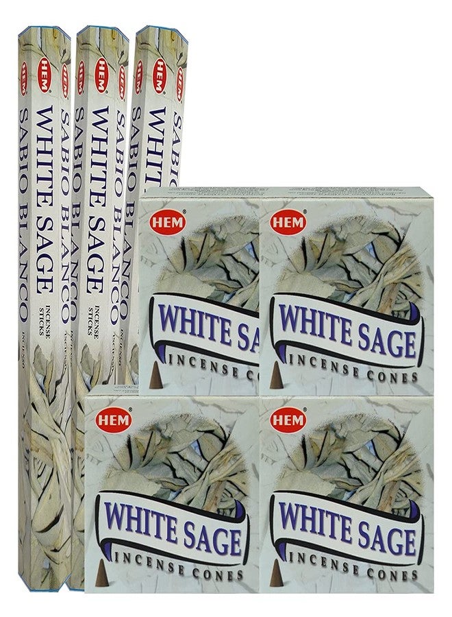 TRUMIRI White Sage Incense Sticks and Cone Incense Holder Variety Pack Bundle insence insense insienso - Image 2