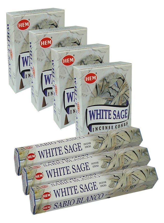 TRUMIRI White Sage Incense Sticks and Cone Incense Holder Variety Pack Bundle insence insense insienso - Image 4