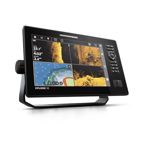 Humminbird XPLORE 10 GPS Fish Finder with Transducer, MEGA Side Imaging+ & HD Touchscreen - Image 3