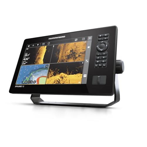 Humminbird XPLORE 10 GPS Fish Finder with Transducer, MEGA Side Imaging+ & HD Touchscreen - Image 4
