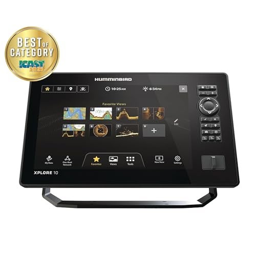 Humminbird XPLORE 10 GPS Fish Finder with Transducer, MEGA Side Imaging+ & HD Touchscreen - Image 2