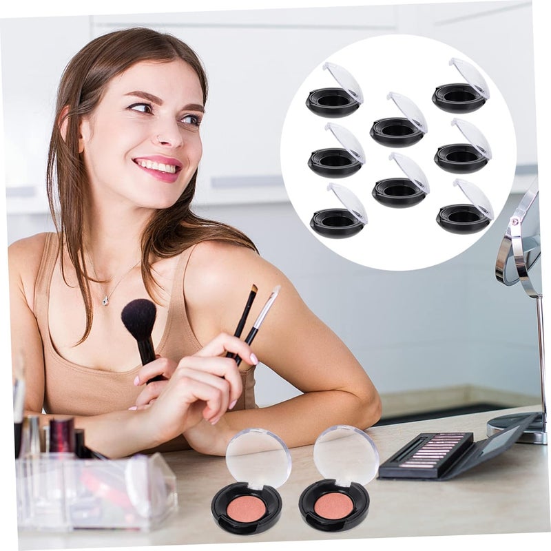 Matte anti slip finish KALLORY 8pcs Small Cosmetics Sub Box Refillable Eyeshadow Container for Blusher Foundation Compact Organizer for Easy Use and Stylish Storage Design Good ventilation - Image 5