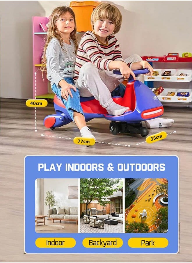 2-in-1 Electric Tricycle / Wiggle Car / Scooter, 360° Rotation, Bluetooth Music, Large Seat for Parent-Child Interaction, 80KG Load Capacity, 2 Adjustable Speeds, Flashing Wheels, 12V Rechargeable Battery with Fast Charging & Long Battery Life - pzsku/ZDE82CF59F2B010C4B86AZ/45/1741677737/6b603f92-5a8f-4abf-a728-87d41cca8ca2