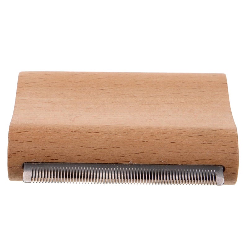 Horse Grooming Deshedding Brush with Stainless Steel Teeth 7.5cm Comb for Livestock - Image 2
