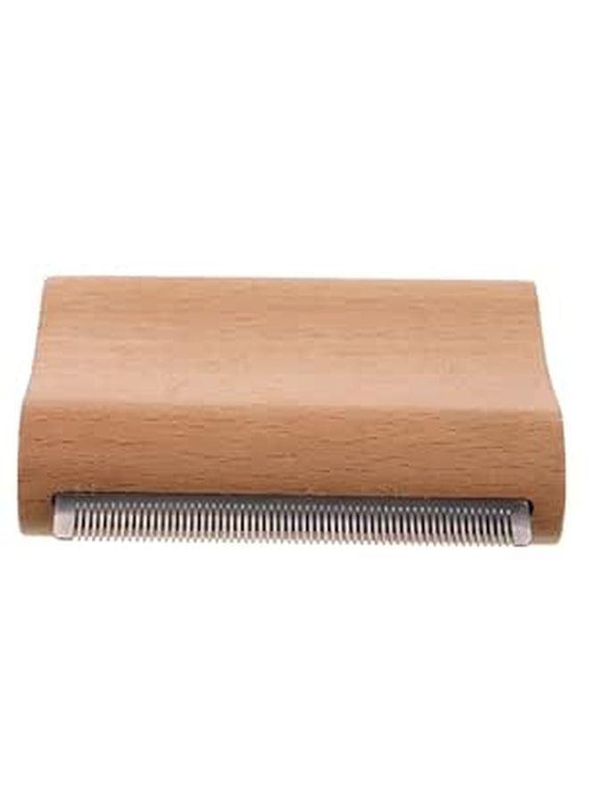 Horse Grooming Deshedding Brush with Stainless Steel Teeth 7.5cm Comb for Livestock - Image 1
