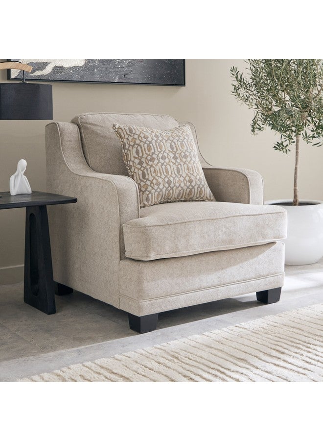 Home Box Aurum Fabric Armchair Sofa with Cushion 96 x 86 x 96 cm - Image 2