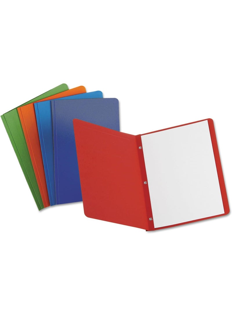 Oxford Oxford Title Panel and Border Front Report Covers, Assorted Colors, Letter Size, 25 per Box, (52513) - Image 1