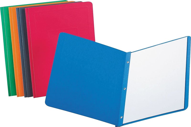 Oxford Title Panel and Border Front Report Covers, Assorted Colors, Letter Size, 25 per Box, (52513) - Image 3