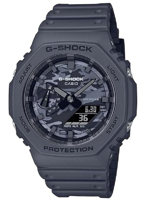CASIO GA-2100CA-8ADR G-Shock Carbon Core Guard Analog-Digital Watch - For Men