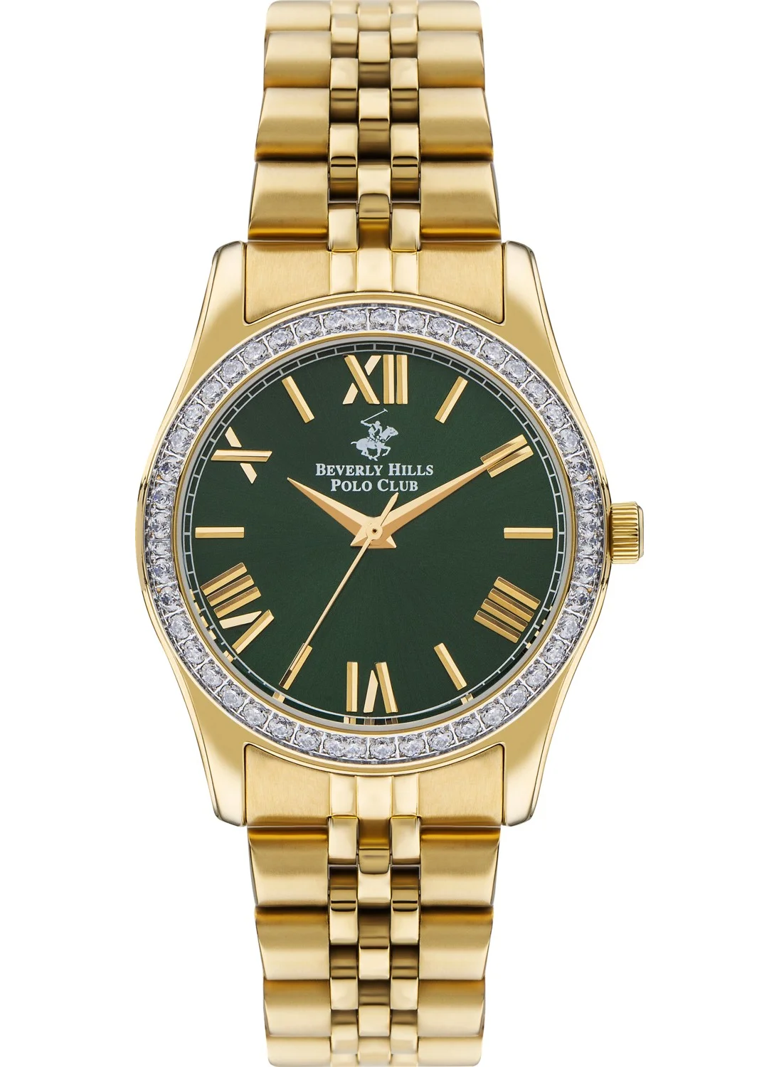 بيفرلي هيلز بولو كلوب BP3383C.170 Gold Yellow Women's Wristwatch