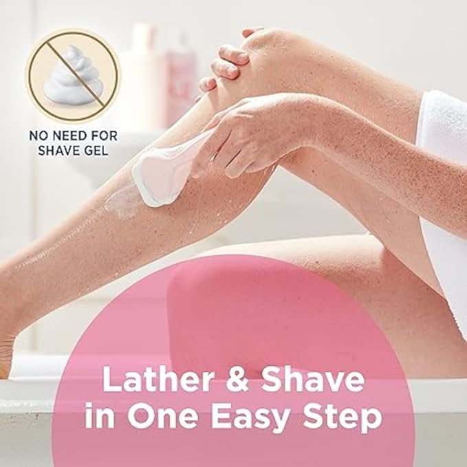 WILKINSON SWORD Intuition Ultra Moisture Blades For Women No Shave Gel Needed Pack of 3 Razor Blade Refills - Image 5