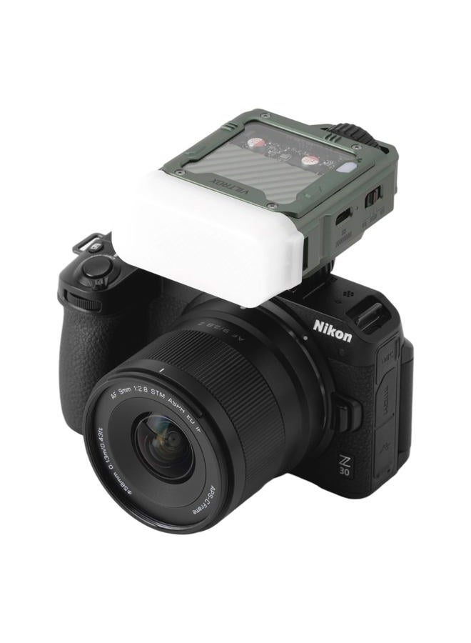 VILTROX TTL Flash for Nikon, 1800mAh On Camera Flash for Nikon, 26W/s 5600K Small Flash for Camera, GN16 Mini Flash, 1s Recycle Time, with Softbox (Spark Z3-N, Green) - Image 4