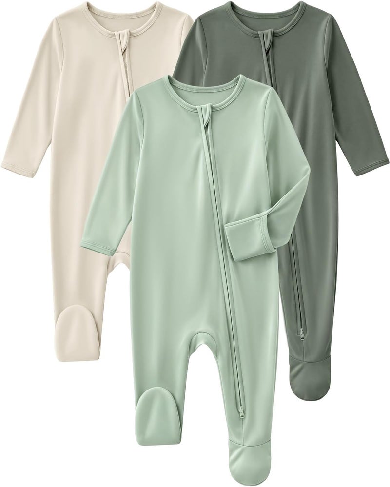 Yoofoss Viscose Bamboo Baby Pajamas Newborn Sleepers For Boy Girl Clothes - Image 1