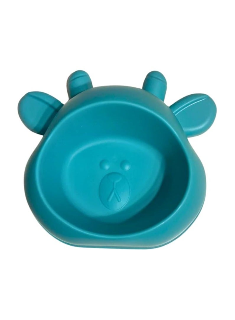 Heavy Duty Pet Feeder - Food and Water Bowls for Pets - Puppies, Size Large Dogs and Cats - Non Slip - Anti Choke - Easy to Use, Easy to Wash Made of Food-Grade Material, Non-Toxic (Green) - Image 3